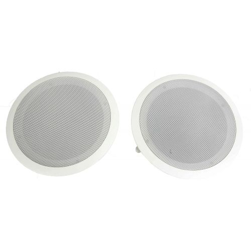  [아마존베스트]8) NEW PYLE PDIC81RD 8 2000W Round Wall And Ceiling Home Audio Speakers