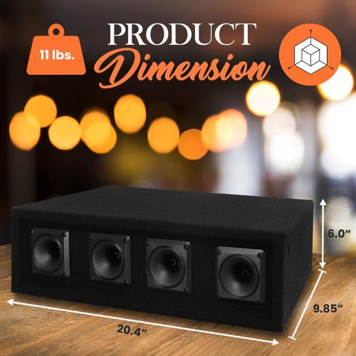  [아마존베스트]Pyle-Pro PAHT4 4 Way DJ Tweeter System