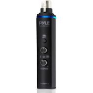 Pyle Microphone XLR-to-USB Signal Adapter - Universal Plug and Play XLR Mic to PC Adaptor for Digital Recording w/ Mix Audio Control, +48V Phantom Power, Headphone Volume, USB Cabl