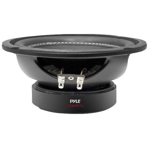  Pyle Car Subwoofer Audio Speaker - 8in Non-Pressed Paper Cone, Black Plastic Basket, Dual Voice Coil 4 Ohm Impedance, 800 Watt Power and Foam Surround for Vehicle Stereo Sound Syst