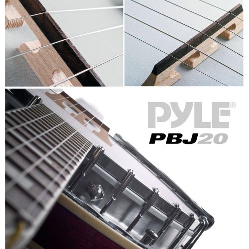  [아마존베스트]Pyle, 8 Banjo Hybrid Instrument-23-Inch Acoustic Mandolin String Instrument w/White Jade Tuner Pegs, Rosewood Fretboard, Movable Bridge Stand, Universal Adjustable Truss Rod (PBJ20
