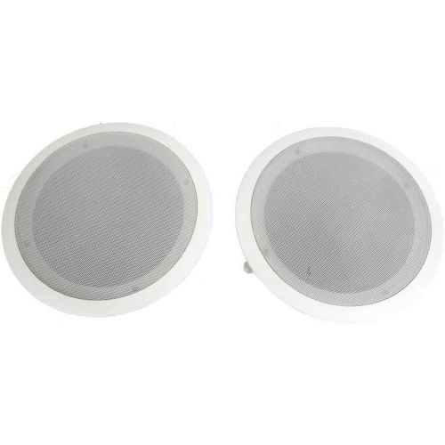  Pyle PDIC81RD 8-Inch Round In-Wall Speakers, 12 Pack