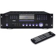 Pyle Home Theater Preamplifier Receiver, AudioVideo System, CDDVD Player, AMFM Radio, MP3USB Reader, 1000 Watt