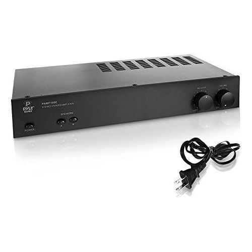  Pyle Home PAMP1000 160 Watt 2 Channel Home Stereo Power Amplifier