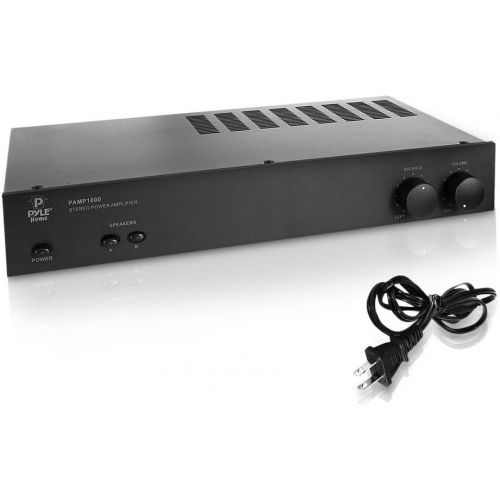  Pyle Home PAMP1000 160 Watt 2 Channel Home Stereo Power Amplifier