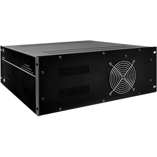  Pyle 8-Channel Home Theater Amplifier Rack Mount Amp, Black, 8000 Watt (PT8000CH)