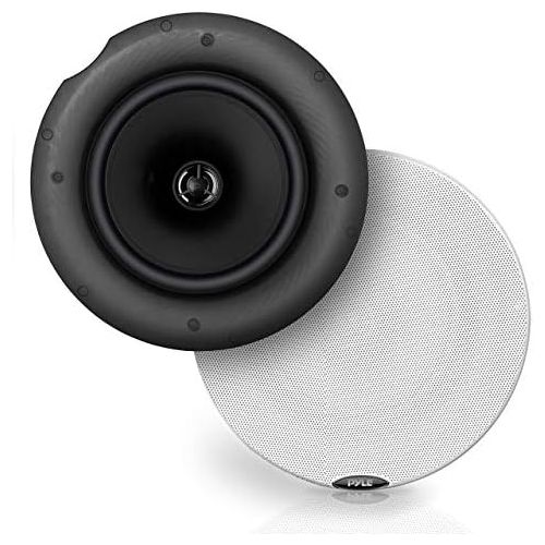  Pyle Pair 6.5” Bluetooth Universal Flush Mount In-wall In-ceiling 2-Way Speaker System Dual Polypropylene Cone & Polymer Tweeter Stereo Sound 300 Watts (PDICBT67)