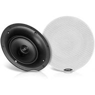 Pyle Pair 8.0” Bluetooth Universal Flush Mount In-wall In-ceiling 2-Way Speaker System Dual Polypropylene Cone & Polymer Tweeter Stereo Sound 400 Watts (PDICBT87)