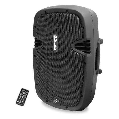  Pyle PPHP1237UB Powered Speaker - Active PA Loudspeaker Bluetooth System - 12 Inch Bass Subwoofer Stage Speaker Monitor - Built in USB for MP3 Amplifier - DJ Party Portable Sound S