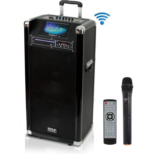  Pyle Karaoke Vibe Bluetooth PA Speaker System, Audio & Video Wireless Entertainment System, Microphone Included