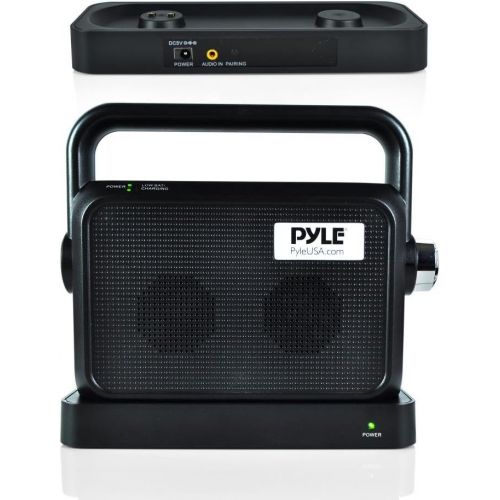  Pyle Wireless TV Speaker | Portable TV Soundbox | TV Audio Hearing Assistance