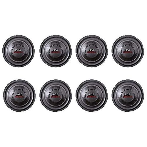  Pyle PLPW6D 6 600W Max Dual Voice Coil 4-Ohm Car Audio Power Subwoofer (8 Pack)