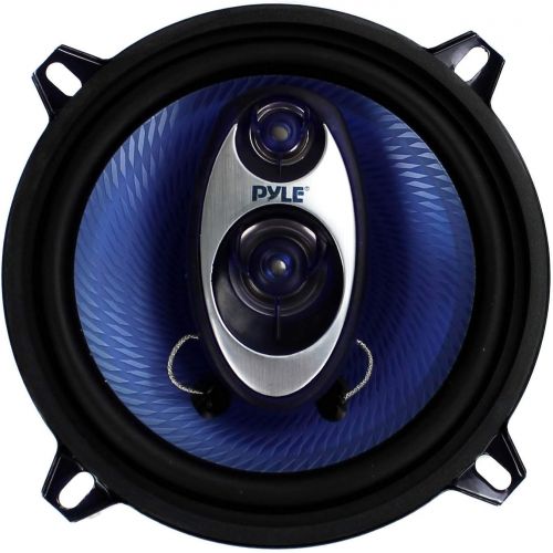  Pyle PL53BL 5.25 200W 3-Way Car Audio Triaxial Speakers Stereo Blue (Pair) (8 Pack)