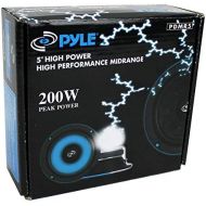 Pyle Pro 5 200W Car DJ Home Mid Bass Mid Range Speaker Driver Audio (8 Pack)