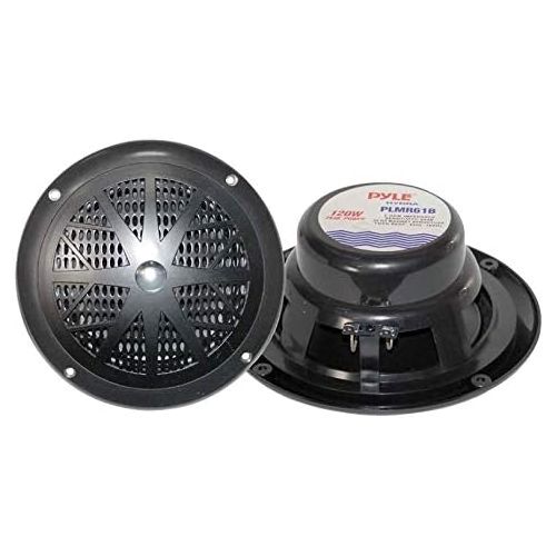  Pyle 4) NEW PYLE PLMR61B 6.5 240W MarineBoat Dual Cone Waterproof Speakers TWO PAIR