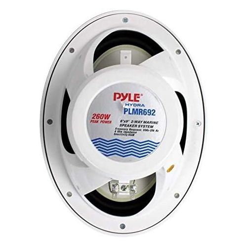  Pyle 4) NEW PYLE PLMR692 6x9 520 Watt 2 Way BoatMarine Speakers Water Resistant