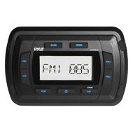 Pyle PATVR10 Pyle Marine Bluetooth Radio Receiver, Water Resistant Stereo Head Unit, MP3/USB/AUX