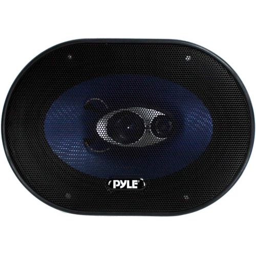  4) NEW Pyle PL683BL 6x8 720 Watt 3-Way Car Coaxial Audio Speakers Stereo - Blue