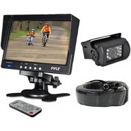 Pyle PYLE PLCMTR71 Weatherproof Backup Camera System with 7---- LCD Color Monitor & IR Night Vision Camera