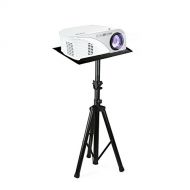 Pyle Pro DJ Laptop Stand, Projector Stand, Adjustable Laptop Stand, Laptop Stand, Multifunction Stand, Adjustable Tripod Laptop Projector Stand, 30 to 55, Good For Stage or Studio