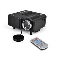 Pyle Full HD 1080p Mini Portable Pocket Video & Cinema Home Theater Projector - Built-in Stereo Speaker, LCD+LED Lamp, Digital Multimedia, HDMI, USB & VGA Inputs for TV PC Game Bus