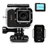 Pyle eXpo Sports Action Camera 1080P HD Underwater Camcorder Wifi Remote 20 MP 2.0 Inch LCD Display (Black)