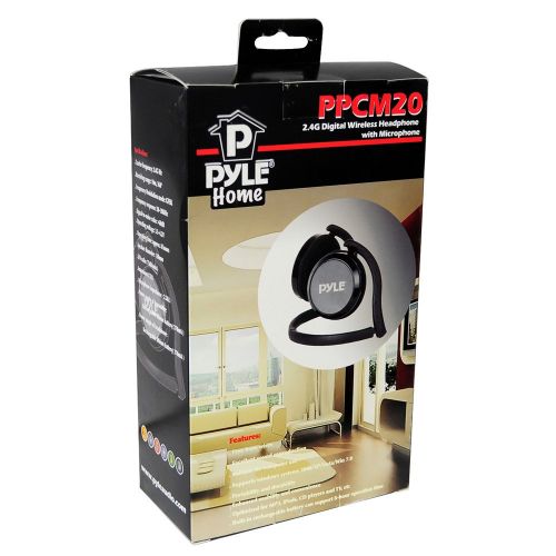  Pyle PYLE-HOME PPCM20 Wireless HeadsetHeadphone With Base Station and USB Transmitter for PCMac For Video Chat