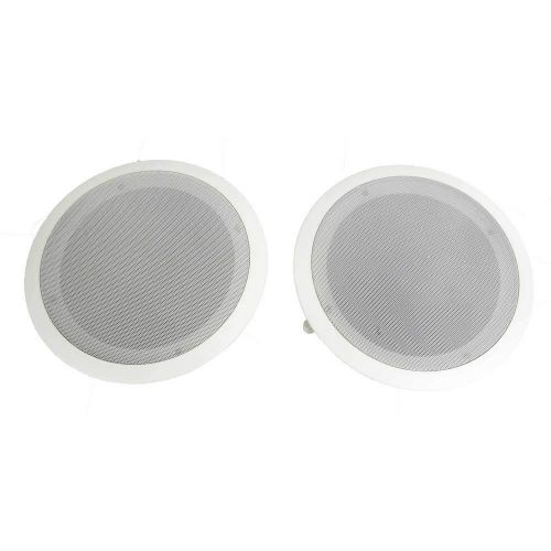  Pyle NEW PYLE PDIC81RD 8 1000W Round Wall And Ceiling Home Speakers 2 PAIR