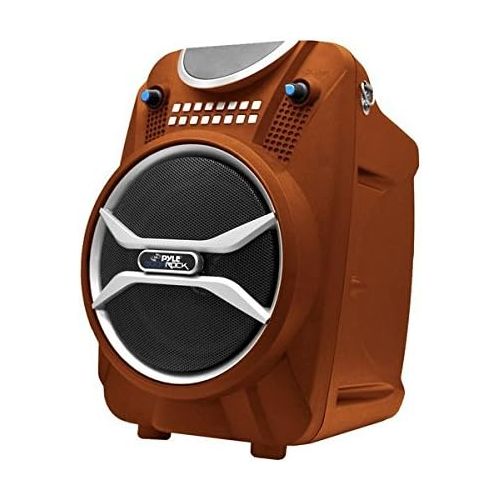  Wireless Portable PA Speaker System - 200 W Battery Powered Rechargeable Sound Speaker and Microphone Set with Bluetooth MP3 USB Micro SD FM Radio AUX - For Outdoor DJ Party - Pyle