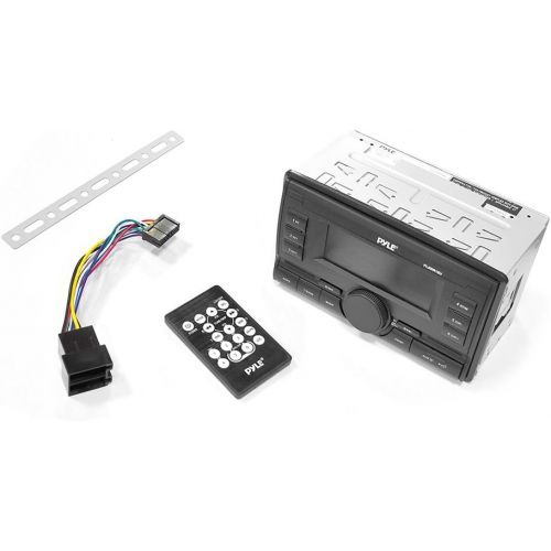  Pyle PLRRR18U Digital Receiver with USBSD Memory Card Readers, AMFM Radio, AUX Input, Remote Control, Double-DIN