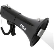 Pyle Pro PMP561LTB 50W Megaphone with Siren, LED Lights & Detachable Microphone (Black)