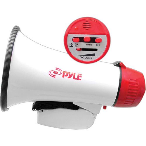  Pyle Pro PMP37LED 30W Megaphone with Siren and LED Lights