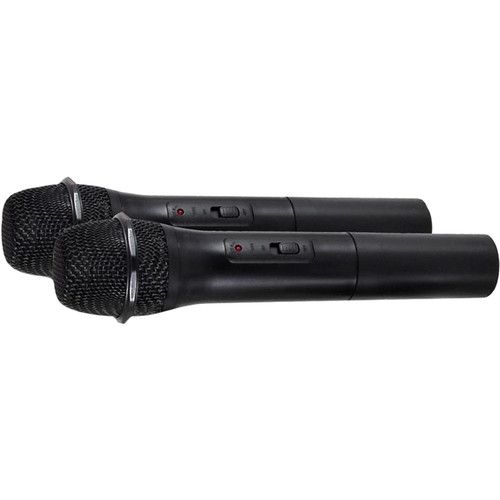  Pyle Pro PDWM2135 2-Person VHF Wireless Microphone System with 2 Handheld Mics (174 to 216 MHz)