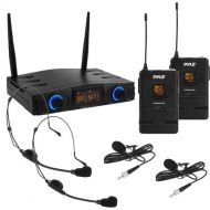 Pyle Pro PDWM2958B 2-Person Wireless Combo Microphone System