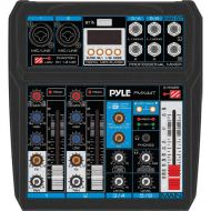 Pyle Pro PMX44T 6-Channel Compact Audio Mixer and USB Interface