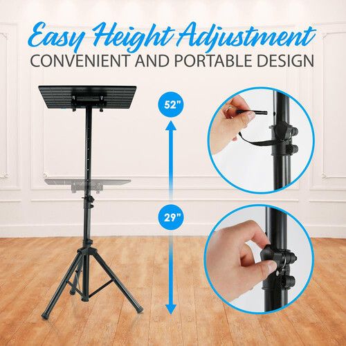  Pyle Pro PLPTS4X2 Universal Device Stand with Adjustable Height (Pair)