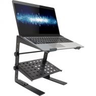 Pyle Pro Laptop Computer Stand for DJ With Flat Bottom Legs