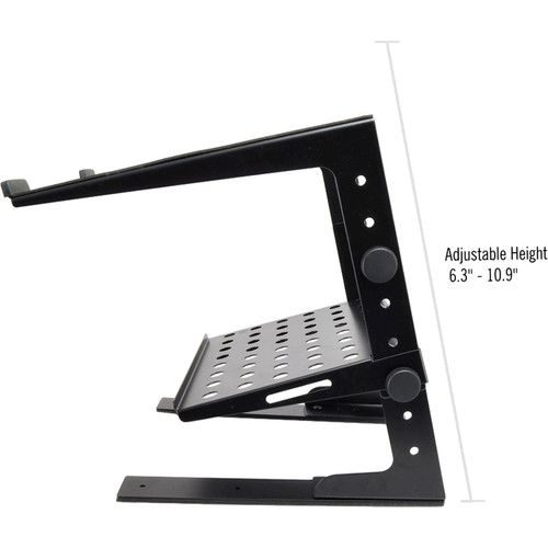  Pyle Pro Laptop Computer Stand for DJ With Flat Bottom Legs