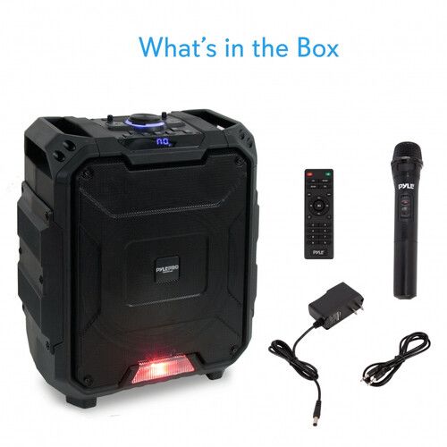  Pyle Pro PWMDJ88BT 700W Portable Bluetooth Karaoke and DJ Speaker