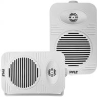 Pyle Pro 2-Way 500-Watt Indoor/Outdoor Waterproof Stereo Wired Speaker System (White)