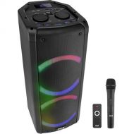 Pyle Pro PPHP265B Dual 6.5'' Woofers 240W Rechargeable Speaker System with Wireless Handheld Mic