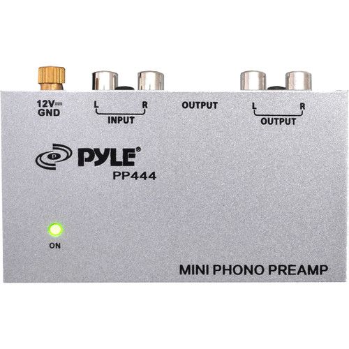  Pyle Pro Ultracompact Phono Turntable Preamplifier