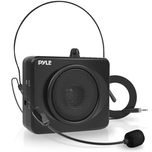  Pyle Pro Waistband Portable PA System with USB Input (Black)