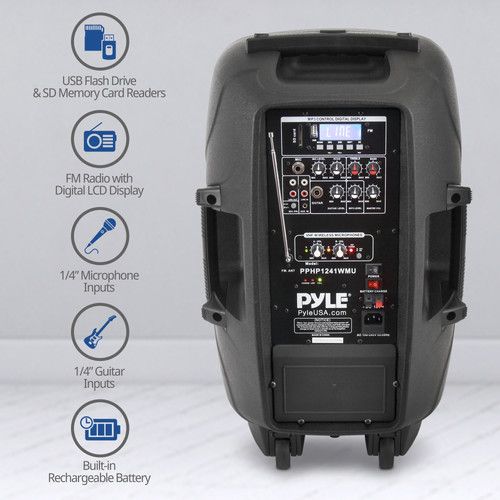  Pyle Pro PPHP1241WMU Portable 12