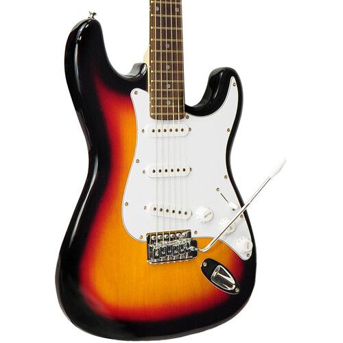  Pyle Pro Beginners Electric Guitar Kit with Amp (Sunburst)