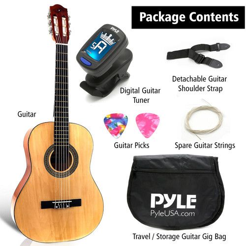  Pyle Pro 6-String Classic Junior Scale Guitar (30