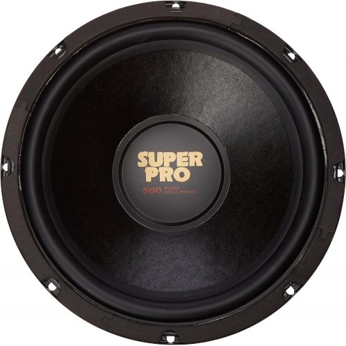  10 Inch Car Subwoofer Speaker - 500 Watt High Powered Car Audio Sound Component Speaker System w/ 2 Inch High-Temperature Kapton Voice Coil, 85.6 dB, 8 Ohm, 60 oz Magnet - Pyramid