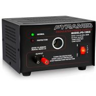 Pyramid Universal Compact Bench Power Supply - 10 Amp Linear Regulated Home Lab Benchtop AC-to-DC Converter w/ 13.8 Volt DC 115V AC 250W Input, Screw Type Terminal, 12V Car Cigarette Light