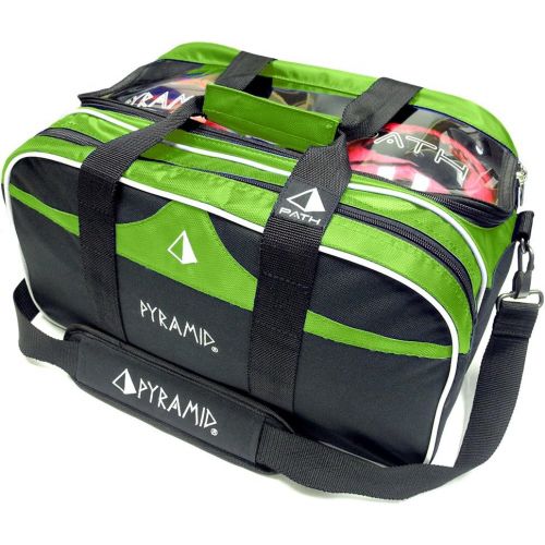  Pyramid Path Double Tote Plus Clear Top Bowling Bag