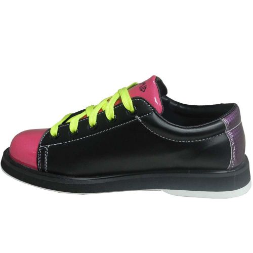  Pyramid Womens Rain BlackHot PinkLime Green Bowling Shoes